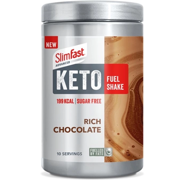  Life Extension Протеинов шейк при Кето диета за контрол на теглото SlimFast, 320 g прах с вкус на шоколад