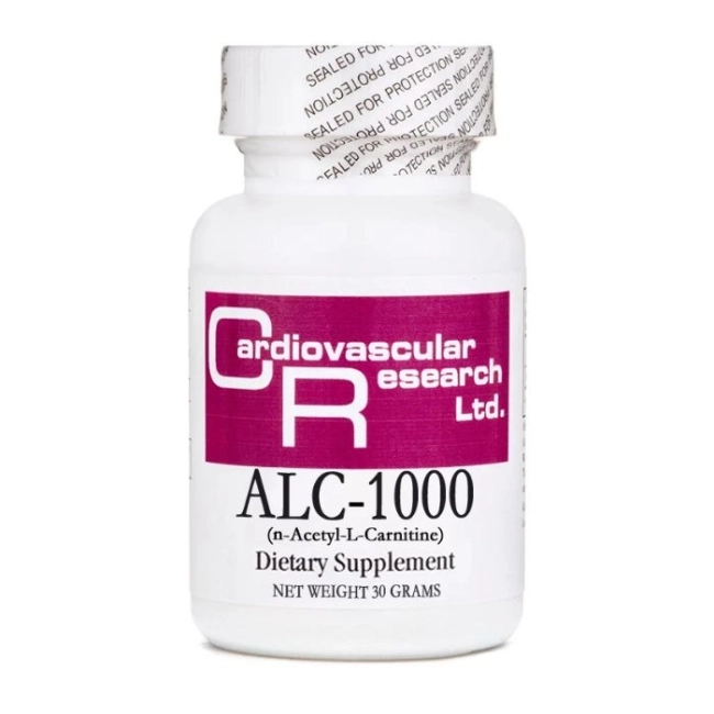 Ecological Formulas Контрол на теглото и подкрепа при спорт - N-ацетил-L-карнитин - ALC 1000, 30 g прах