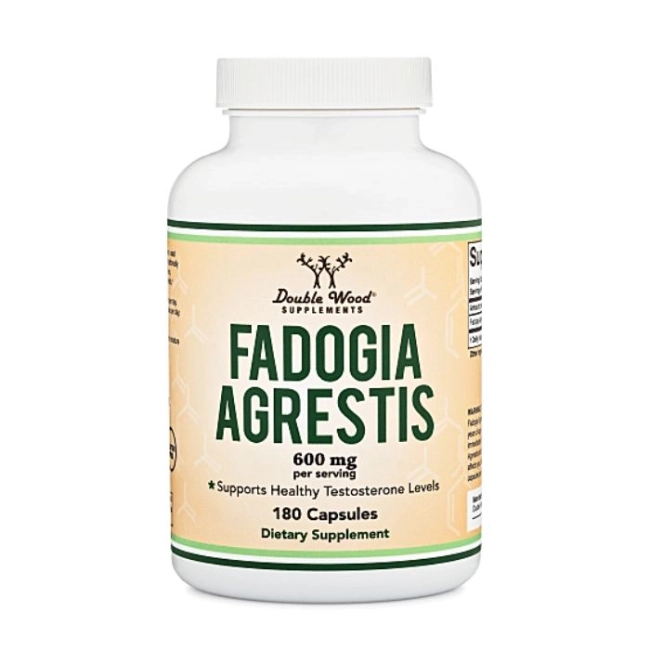 Double Wood Fadogia Agrestis / Фадогия агрестис екстракт /За мъжка потентност/, 180 капсули