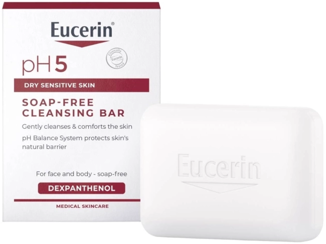 Eucerin pH5 Нежен дерматологичен сапун за лице и тяло 100 г