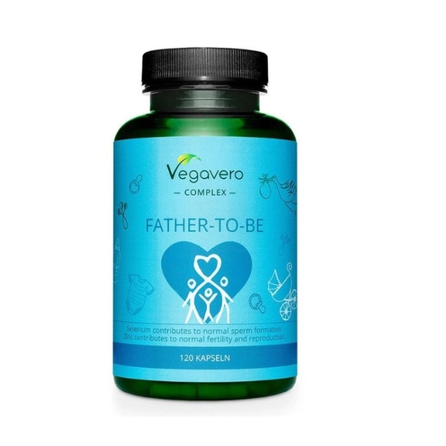 Vegavero Father-To-Be  - Формула в подкрепа на мъжката репродуктивна система, 120 капсули