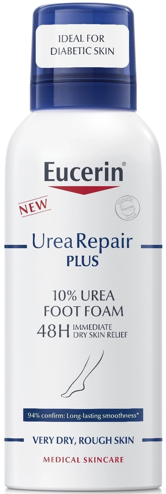Eucerin Urea Repair Plus Пяна за крака с 10% уреа 150 мл