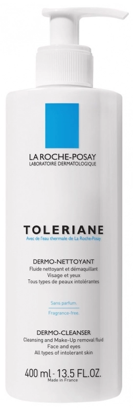 La Roche-Posay Toleriane Дермопочистващ флуид за лице за чувствителна кожа 400 мл