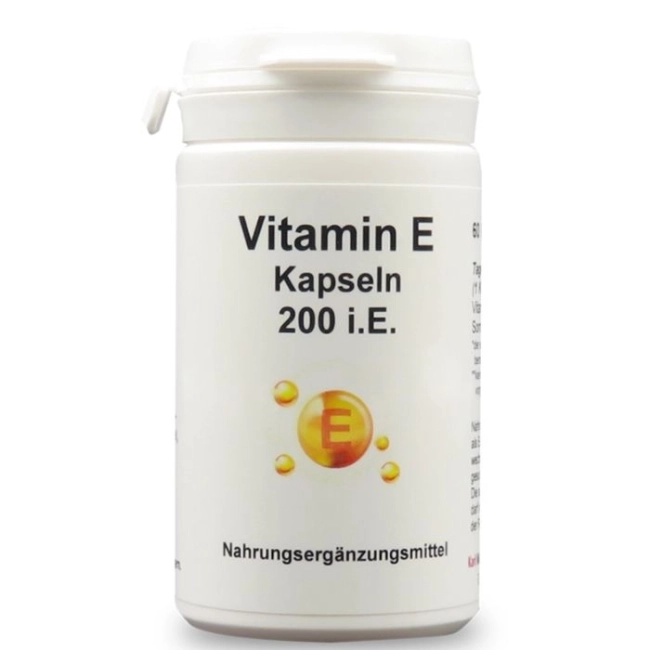 Karl Minck Витамин Е (d-алфа токоферол и слънчогледово масло), 134 mg x 60 капсули