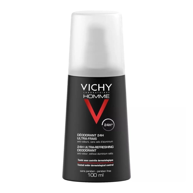 Vichy Homme 24H Ultra-Refreshing Deodorant Дезодорант спрей 100 мл