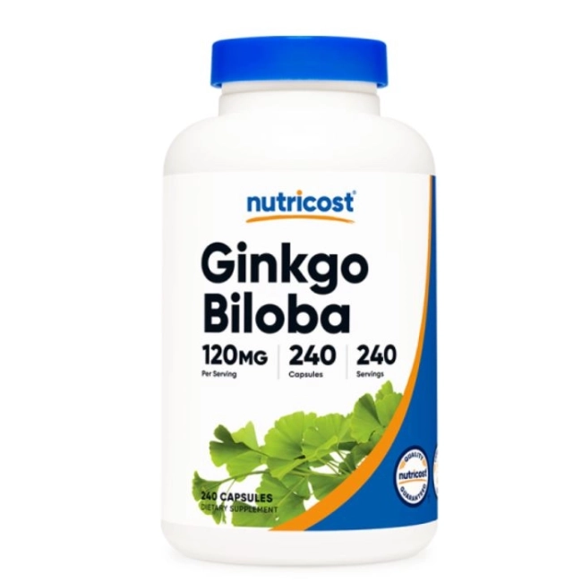 Nutricost Памет - Гинко Билоба , 120 mg/ 240 капсули