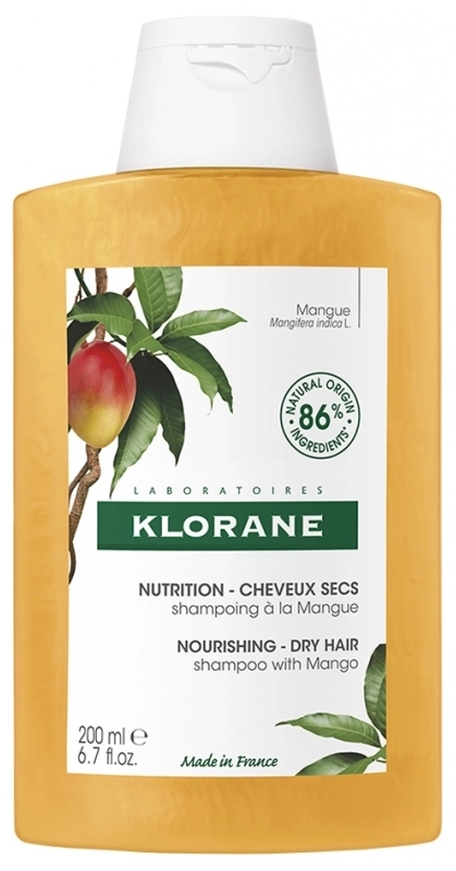 Klorane Подхранващ шампоан с масло от манго за суха коса 200 мл