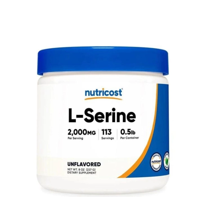 Nutricost Памет и концентрация - Л-Серин (L-Serine), 227 g прах
