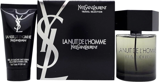 Yves Saint Laurent La Nuit de L'Homme Комплект за Мъже - Тоалетна вода 100 ml + Душ гел 50 ml