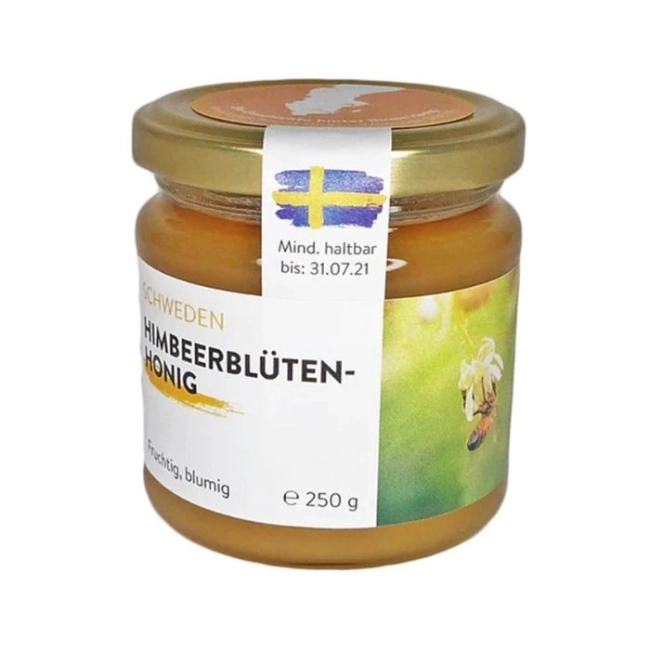 Hanse Honig Пчелен мед от малинов цвят (Швеция), 250 g