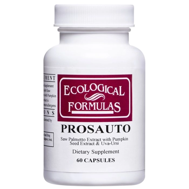 Ecological Formulas За здравето на простатната жлеза - Prosauto - билкова формула, 60 капсули