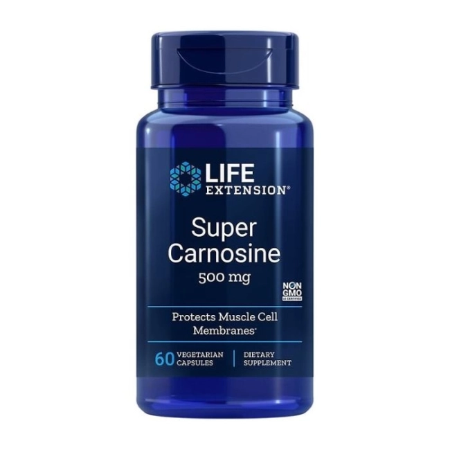 Life Extension Super Carnosine/ Карнозин 500 mg х 60 капсули