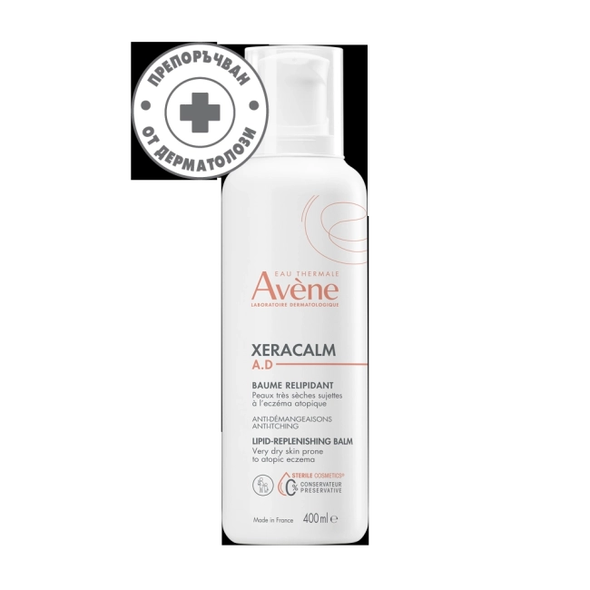 Avene XeraCalm A.D Релипидиращ балсам за суха и атопична кожа 400 мл