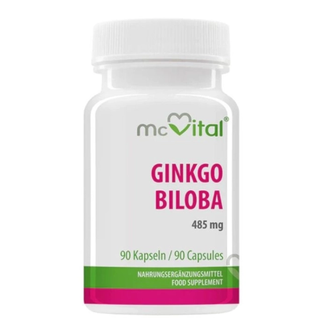 Vitabay Памет и концентрация - Гинко билоба, 485 мг х 90 капсули