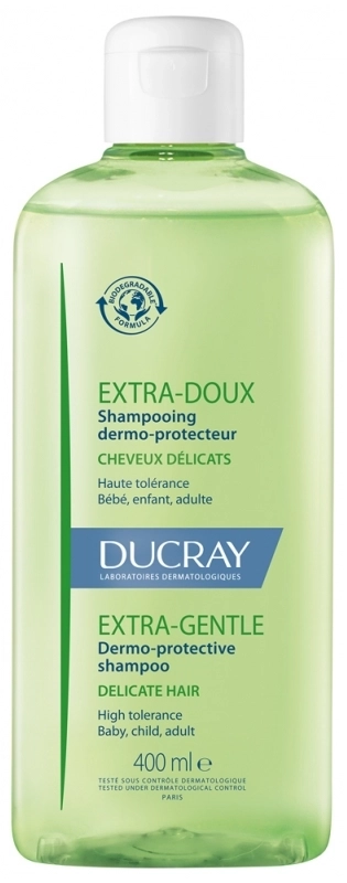 Ducray Extra-Doux Дермо-протективен шампоан за честа употреба 400 мл с помпа