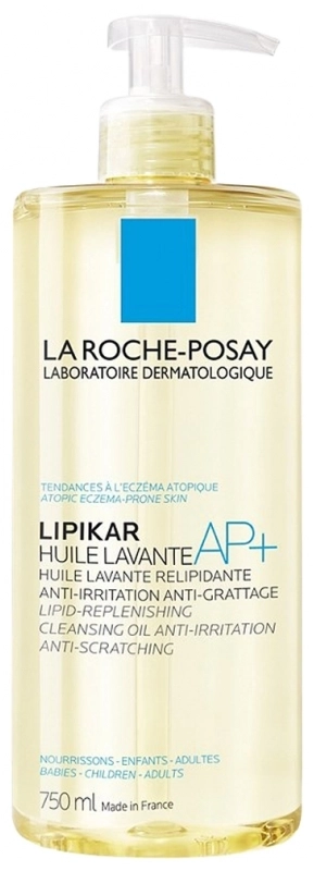 La Roche-Posay Lipikar Huile Lavante AP+ Измиващо олио за тяло за суха и много суха кожа 750 мл