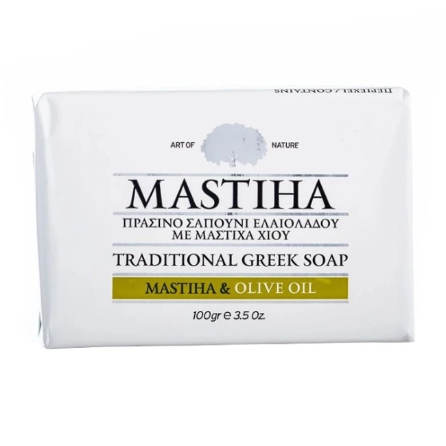 Mastiha Традиционен гръцки сапун с Мастиха и Зехтин, 100 g