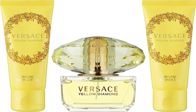 Versace Yellow Diamond W Set EdT 50 ml + Лосион за тяло 50 ml + Душ гел 50 ml