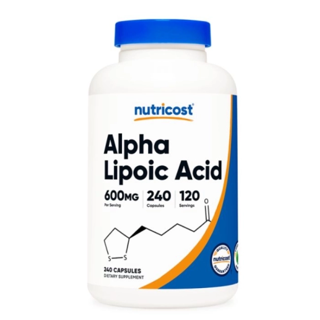 Nutricost Диабет - Алфа-липоева киселина, 600 mg/240 капсули