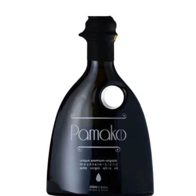 Pamako Студено пресовано маслиново масло (два сорта маслини) - Зехтин с високо съдържание на полифеноли, 250 ml
