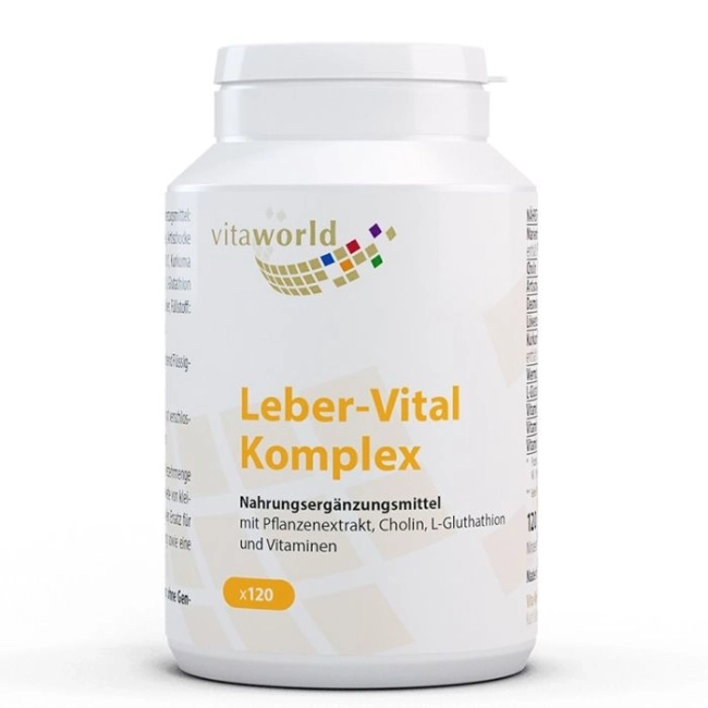 Vita World Формула с витамини и растителни екстракти за черния дроб, 120 капсули