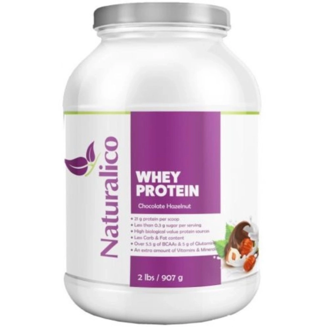 NATURALICO Whey Protein 908 гр. Вкус шоколад с лешник 