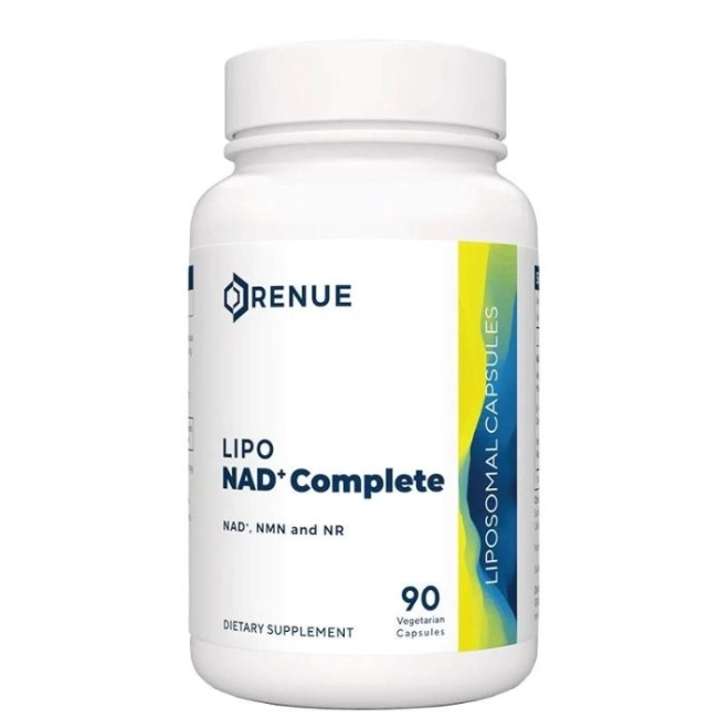 Renue by science Против стареене - NAD+ (никотинамид аденин динуклеотид) Complete – NAD⁺, NMN и NR , 90 капсули