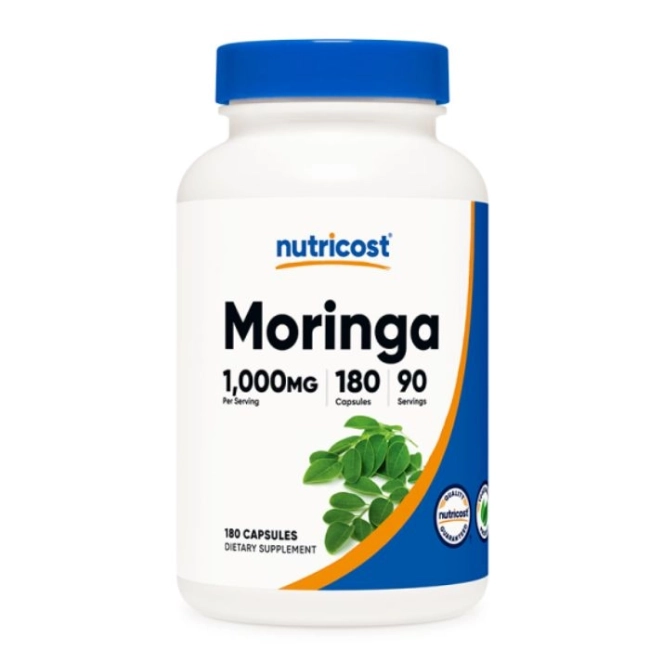 Nutricost Антиоксидант - Моринга (Moringa), 180 капсули