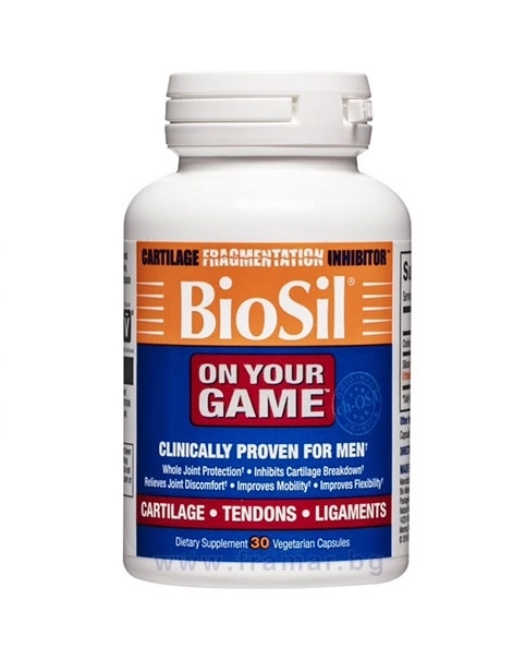 Natural Factors BioSil On Your Game, 30 капсули