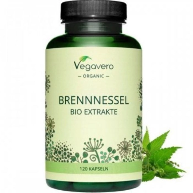 Vegavero Екстракт от Био коприва - Brennnessel Bio Extrakte, 120 капсули