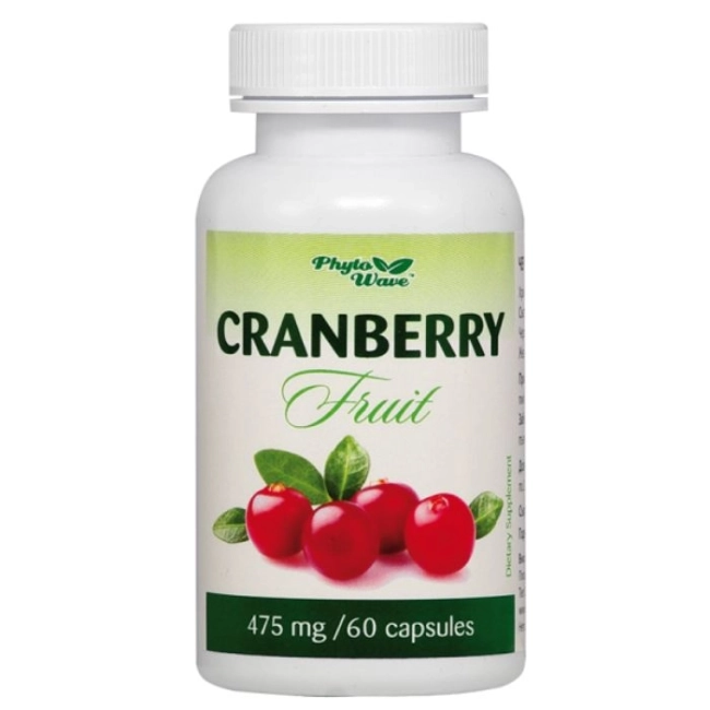 Phyto Wave Cranberry Fruit/ Червена боровинка (плод) 475 mg х 60 капсули
