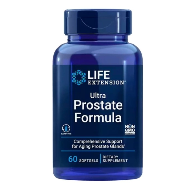 Life Extension Простата и уринарен тракт - Ultra Prostate Formula, 60 софтгел капсули