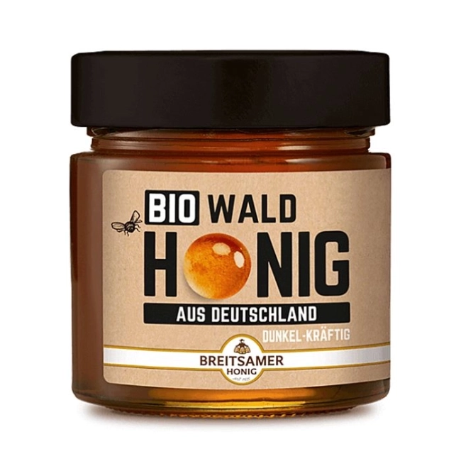 Breitsamer Honig Bio wald honig aus Deutschland, flüssig – Био горски мед от Германия, течен, 315 g