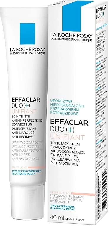 La Roche-Posay Effaclar Duo (+) Коригиращ оцветен крем светъл нюанс 40 мл