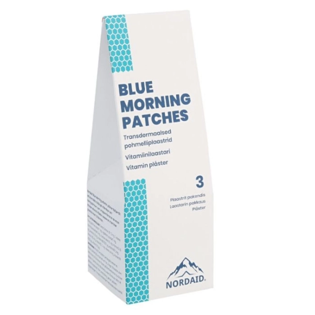 Nordaid Трансдермални пластири с витамини и билкови екстракти “Blue Morning”, 3 броя