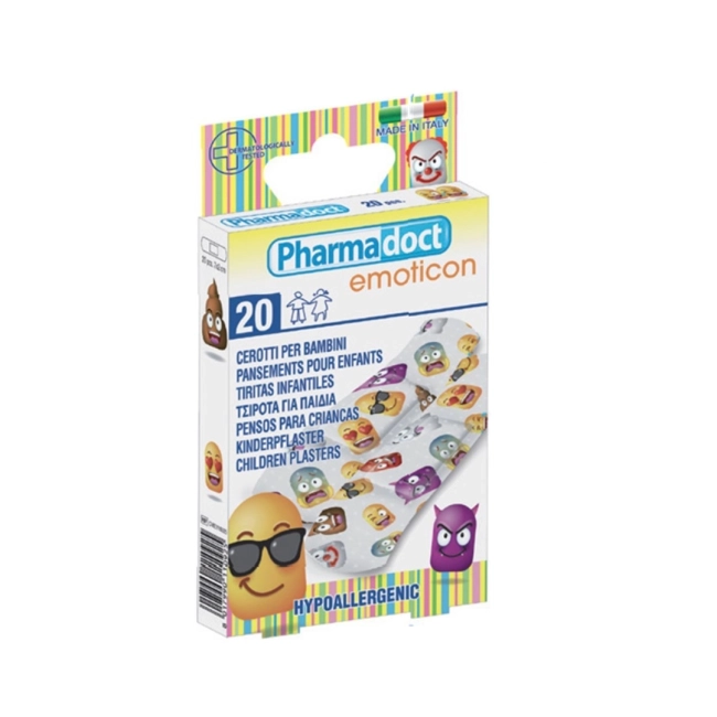 Pharmadoct Emoji Детски пластир 20 бр