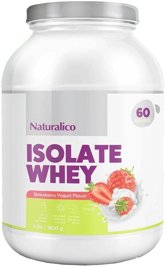 NATURALICO Isolate Whey 1800 гр - ягодов йогурт