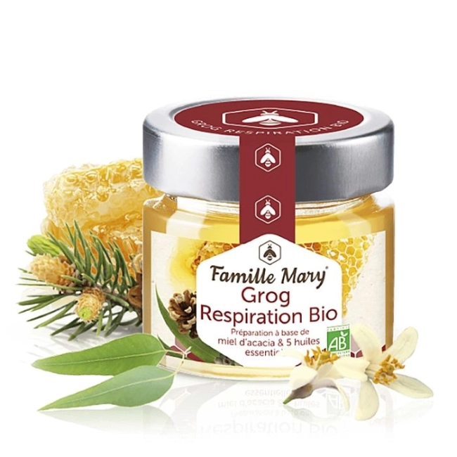 Famille Mary Грог за дихателната система (с акациев мед и 4 етерични масла) 100 g