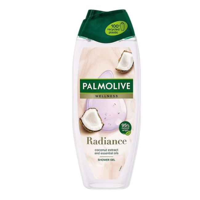 Palmolive Wellness Radiance Душ гел за тяло с екстракт от кокос и етерични масла 250 мл
