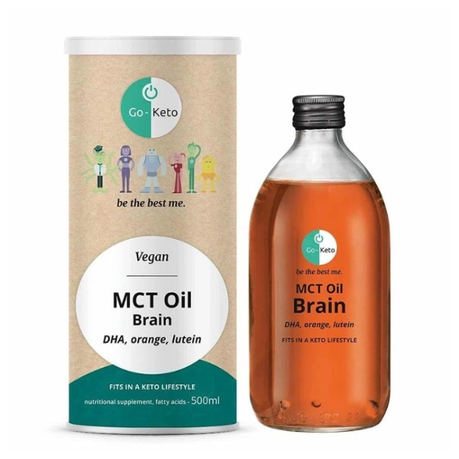 Life Extension Мозъчна и зрителна функция - Go-Keto MCT Oil Ketosense Brain DHA,