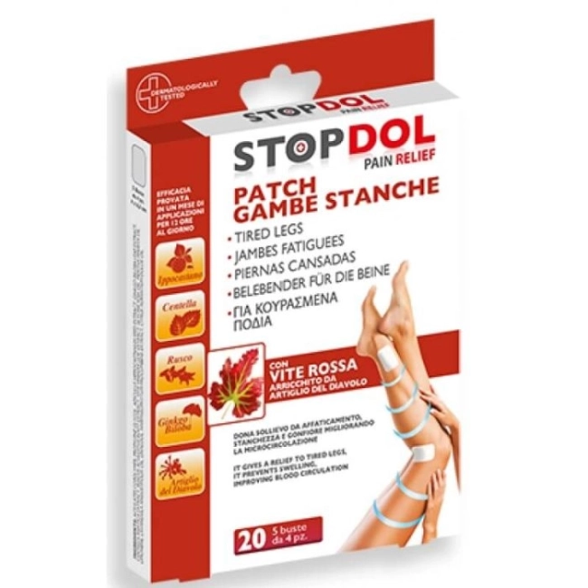 STOPDOL Pain Relief Лепенки за уморени крака 20 бр Продукти Usmivka.bg