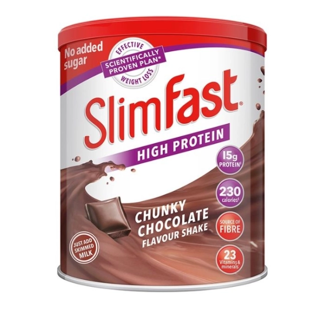 Life Extension SlimFast® High Protein/ Протеинов шейк за редукция на теглото х 450 g с вкус на шоколад