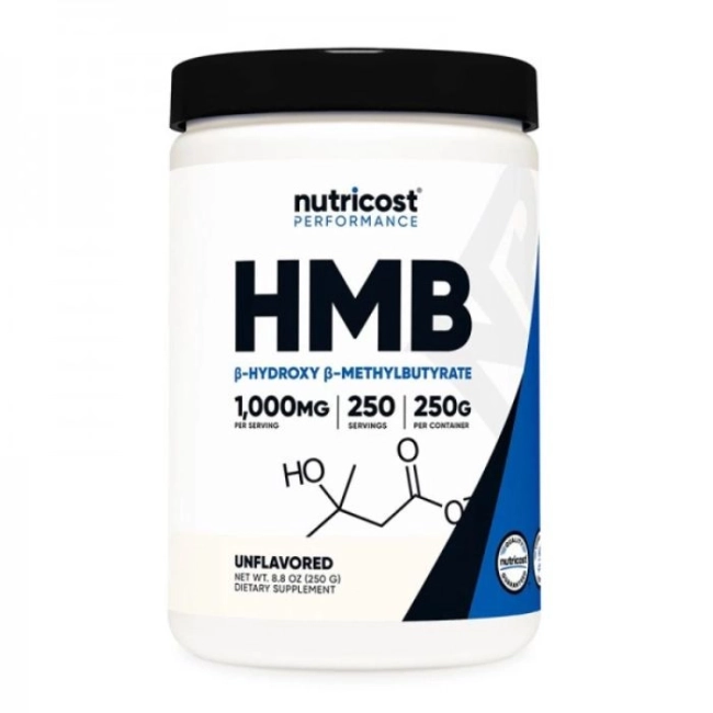 Nutricost При активен спорт - HMB (Бета-хидрокси Бета-метил бутират), 250 g прах