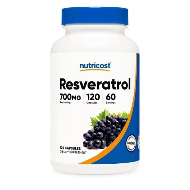 Nutricost Антиоксидант - Ресвератрол, 500 mg x 120 капсули