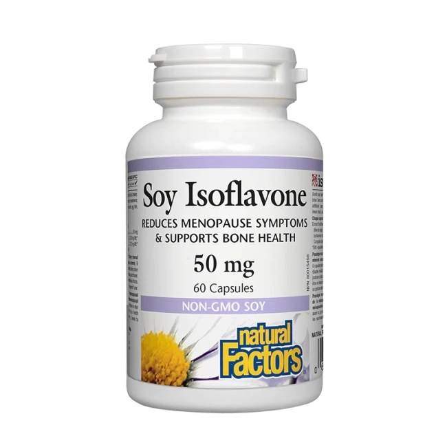 Natural Factors Soy Isoflavone/ Соя Изофлавони 50 mg х 60 капсули