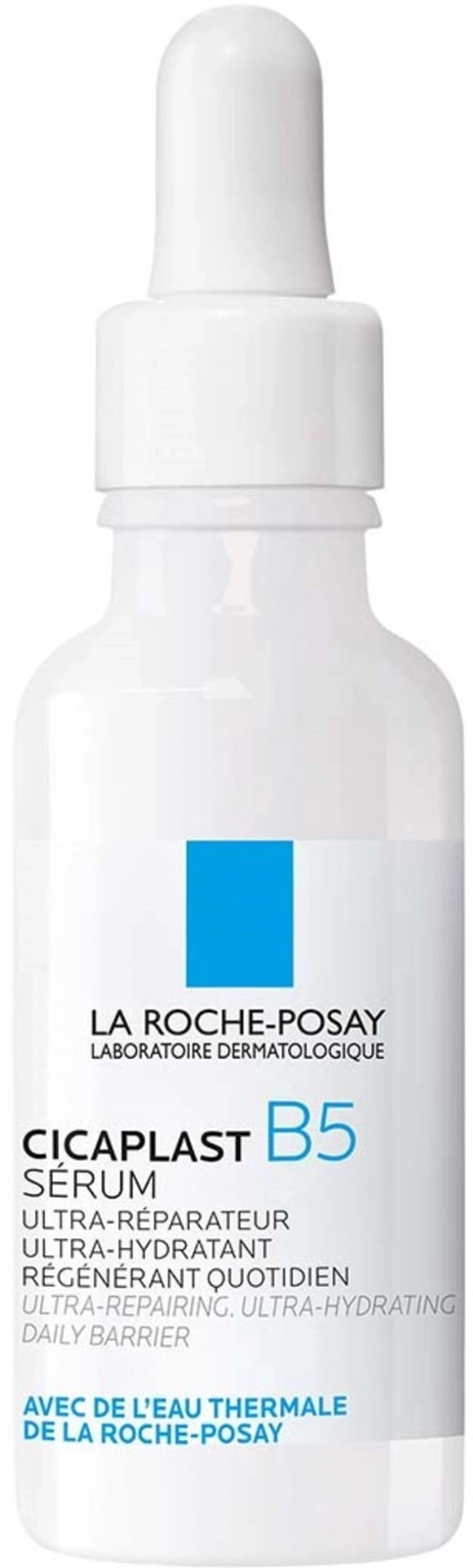 La Roche-Posay Cicaplast B5 Ултравъзстановяващ и хидратиращ серум за дехидратирана и раздразнена кожа без блясък, 30 мл
