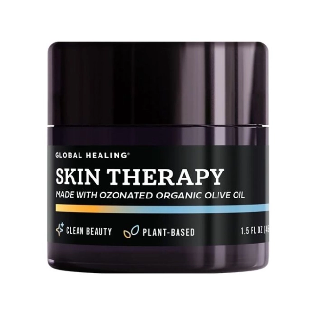 Global Healing Крем за лице с озонирано маслиново масло Skin Therapy (органик), 45 ml