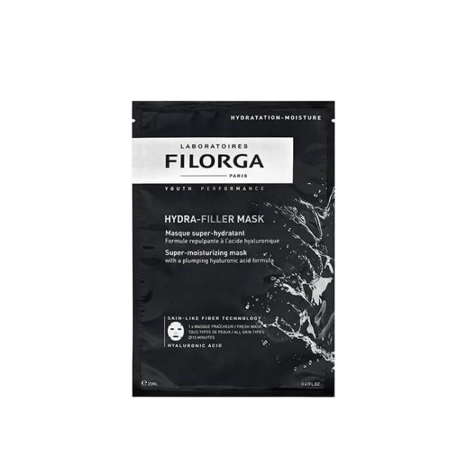 Filorga Hydra-Filler Mask Ултра Хидратираща Лист-маска с хиалуронова киселина и алое вера с ефект "Втора кожа" 12 бр.
