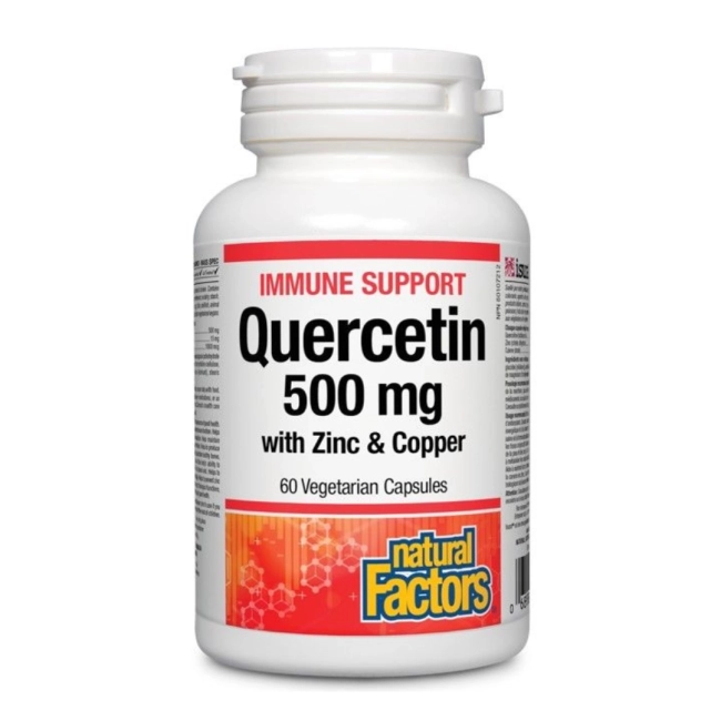 Natural Factors Immune Support Quercetin Кверцетин 500 мг х60 капсули ...