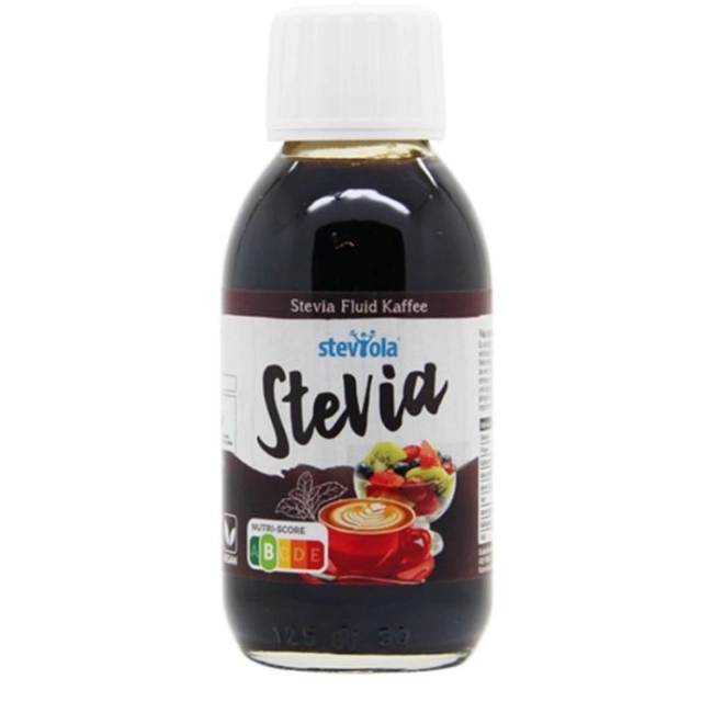 El Compra Steviola® Stevia fluid Kaffee - Течна стевия с аромат на кафе, Трапезен подсладител, 125 ml